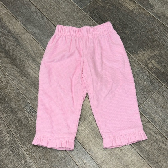 The Beaufort Bonnet Company Other - The Beaufort Bonnet Company Pink Corduroy Pants Size 0/6 Months